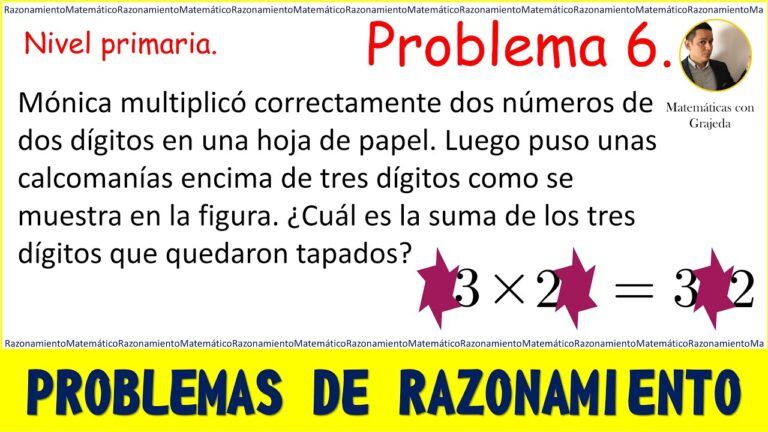 Ejercicios De Matemáticas 6º Grado Primaria Resueltos